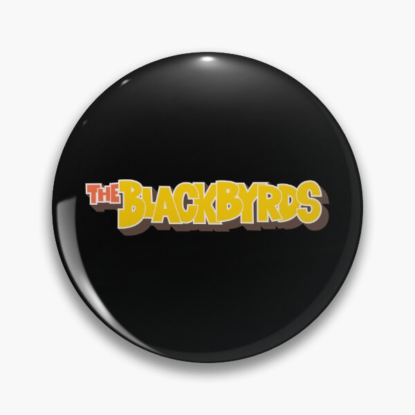 Item preview, The Blackbyrds – Bold Typographic Logo designed and sold by Boogosh.