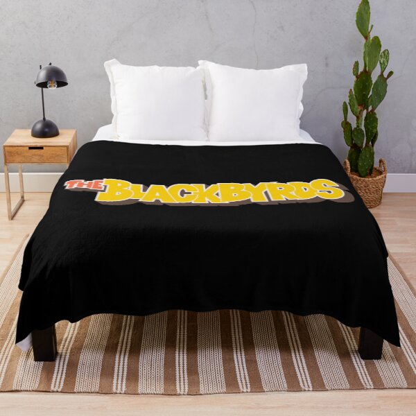 Item preview, The Blackbyrds – Bold Typographic Logo designed and sold by Boogosh.