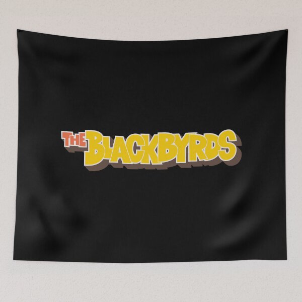 Item preview, The Blackbyrds – Bold Typographic Logo designed and sold by Boogosh.
