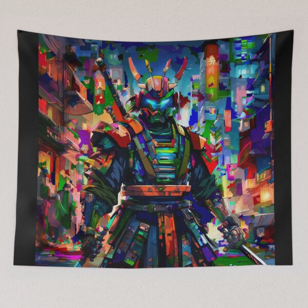 Item preview, Power Bionic Samurai Graffiti  designed and sold by Helios Be. Lavsh.