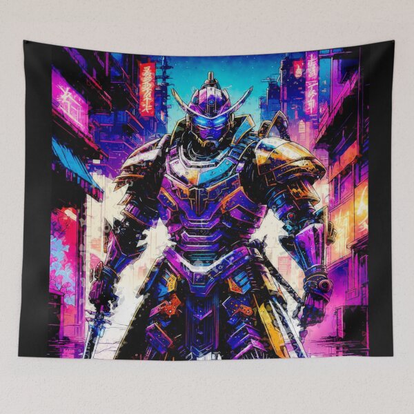 Item preview, Power Bionic Samurai Graffiti v1 designed and sold by Helios Be. Lavsh.