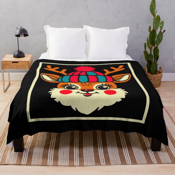 Item preview, Charming Vintage Design With Reindeer And Snow designed and sold by LuminOrb.