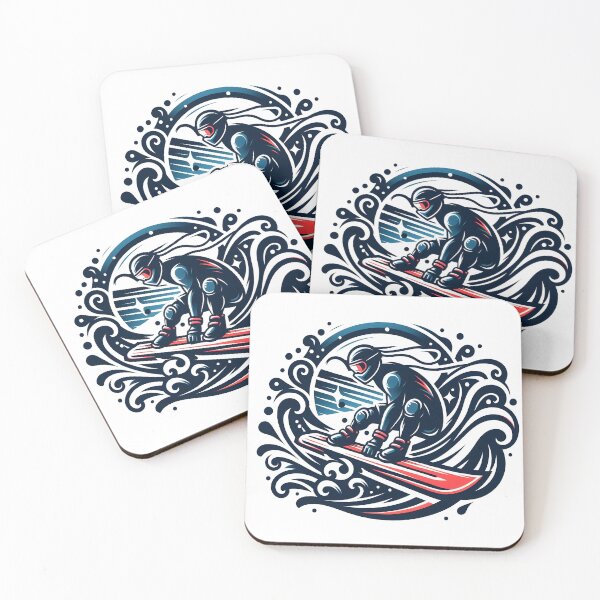 Item preview, surfing wave in ocean enjoying holidays designed and sold by vectorillus.