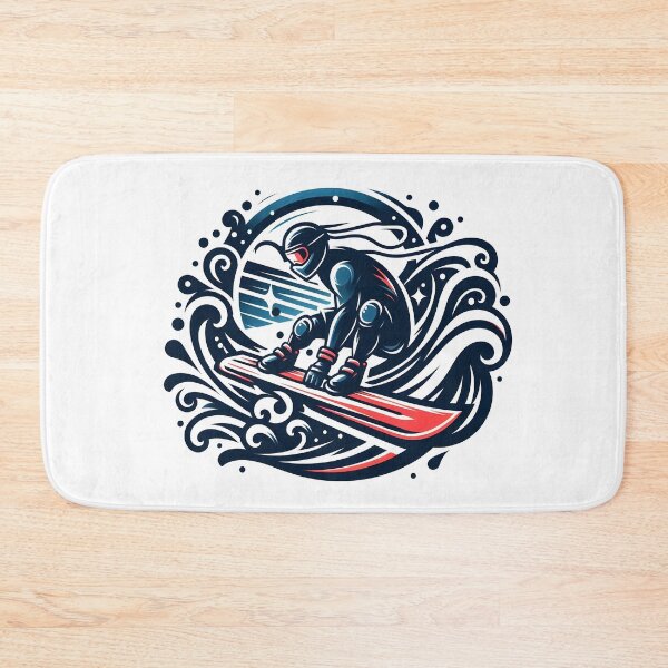 Item preview, surfing wave in ocean enjoying holidays designed and sold by vectorillus.