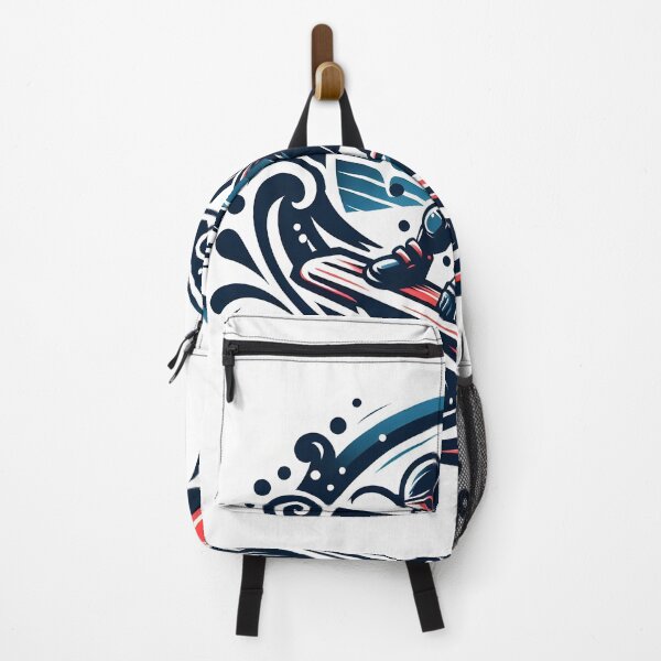 Item preview, surfing wave in ocean enjoying holidays designed and sold by vectorillus.
