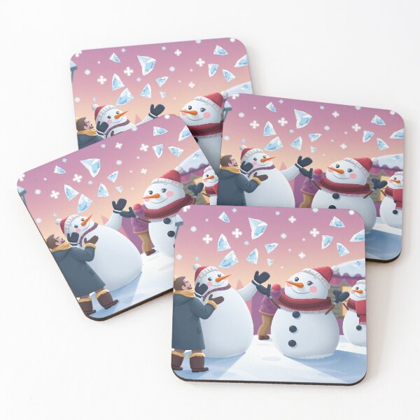 Item preview, Winter Snow People Fun Land designed and sold by NerdscapeDC.