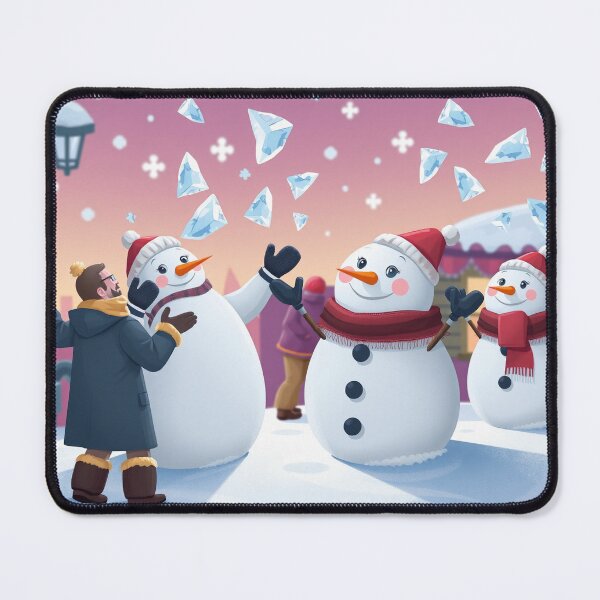 Item preview, Winter Snow People Fun Land designed and sold by NerdscapeDC.