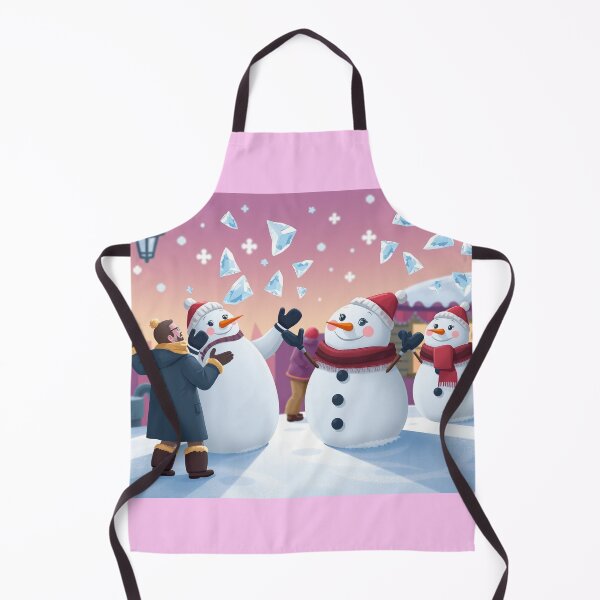 Item preview, Winter Snow People Fun Land designed and sold by NerdscapeDC.