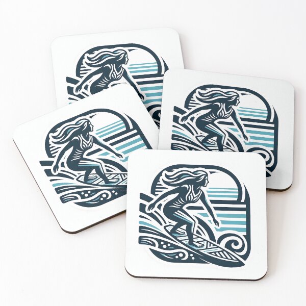 Item preview, surfing wave in ocean enjoying holidays designed and sold by vectorillus.