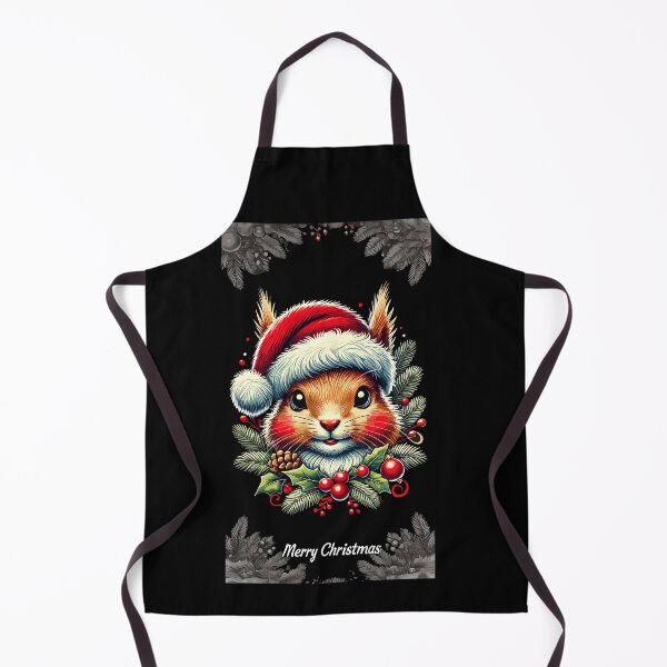 Item preview, Merry Christmas Squirrel Artwork designed and sold by LuminOrb.