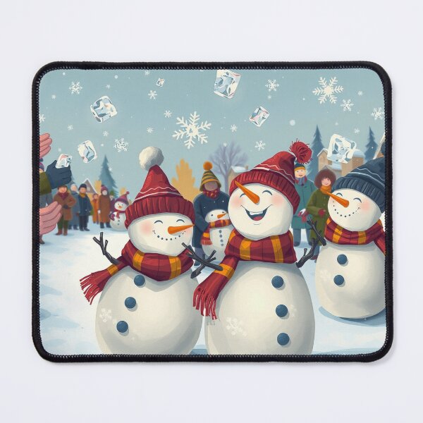 Item preview, Winter Snow People Fun Land designed and sold by NerdscapeDC.