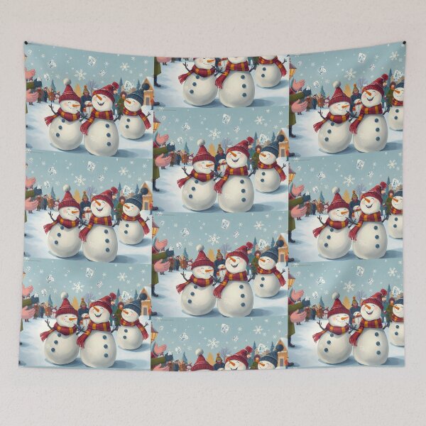 Item preview, Winter Snow People Fun Land designed and sold by NerdscapeDC.