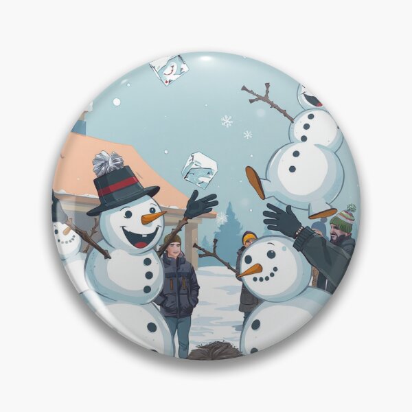 Item preview, Winter Snow People Fun Land designed and sold by NerdscapeDC.