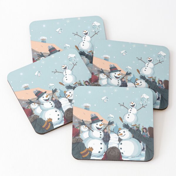 Item preview, Winter Snow People Fun Land designed and sold by NerdscapeDC.