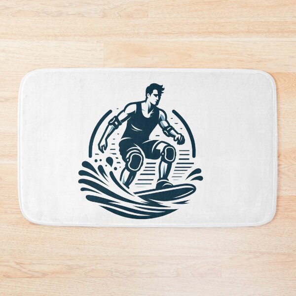 Item preview, surfing wave in ocean enjoying holidays designed and sold by vectorillus.