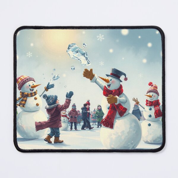 Item preview, Winter Snow People Fun Land designed and sold by NerdscapeDC.