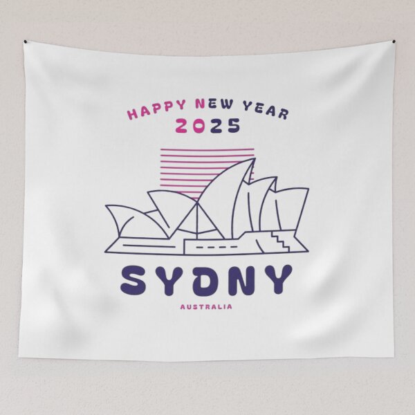 Item preview, Happy New Year Sydny Australia 2025 T-shirt designed and sold by Scouts4ever.