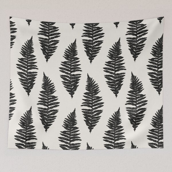 Item preview, Black Ink Watercolor Fern for Plants Lovers. Minimalistic Modern Illustration designed and sold by helga-wigandt.
