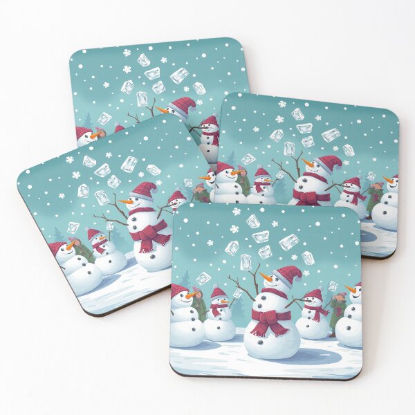 Item preview, Winter Snow People Fun Land designed and sold by NerdscapeDC.