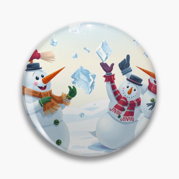 Item preview, Winter Snow People Fun Land designed and sold by NerdscapeDC.