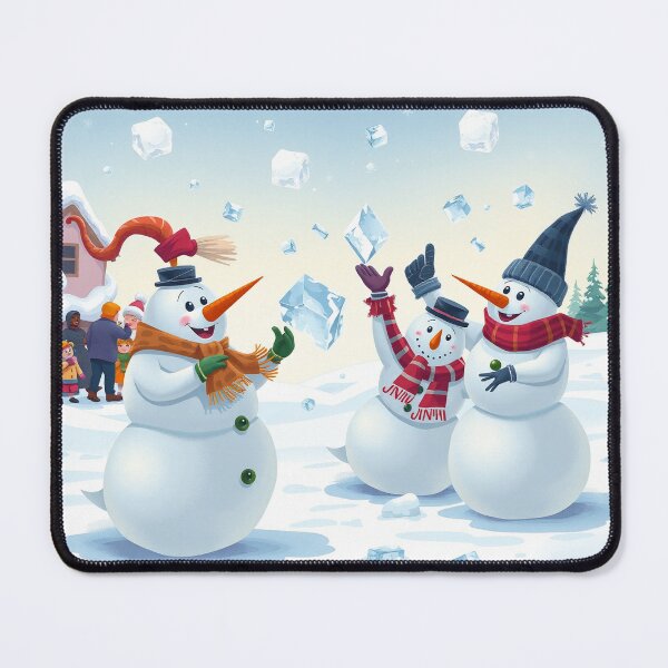 Item preview, Winter Snow People Fun Land designed and sold by NerdscapeDC.