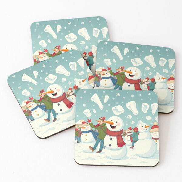 Item preview, Winter Snow People Fun Land designed and sold by NerdscapeDC.