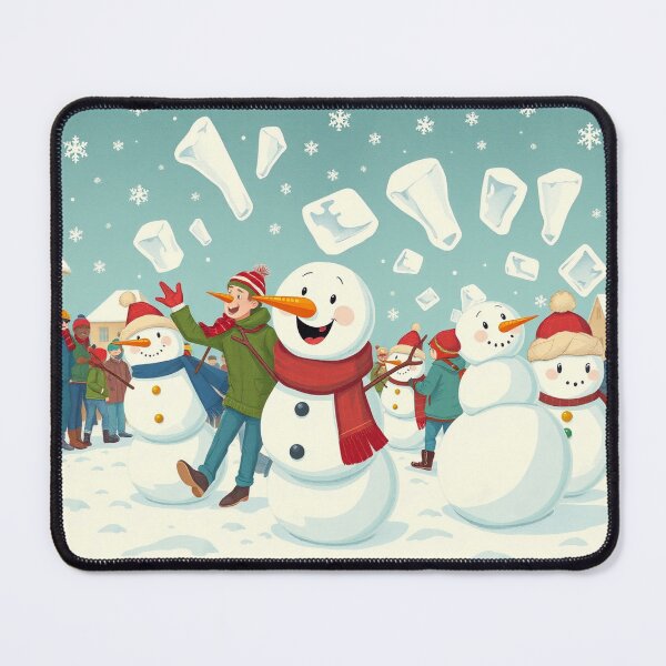 Item preview, Winter Snow People Fun Land designed and sold by NerdscapeDC.