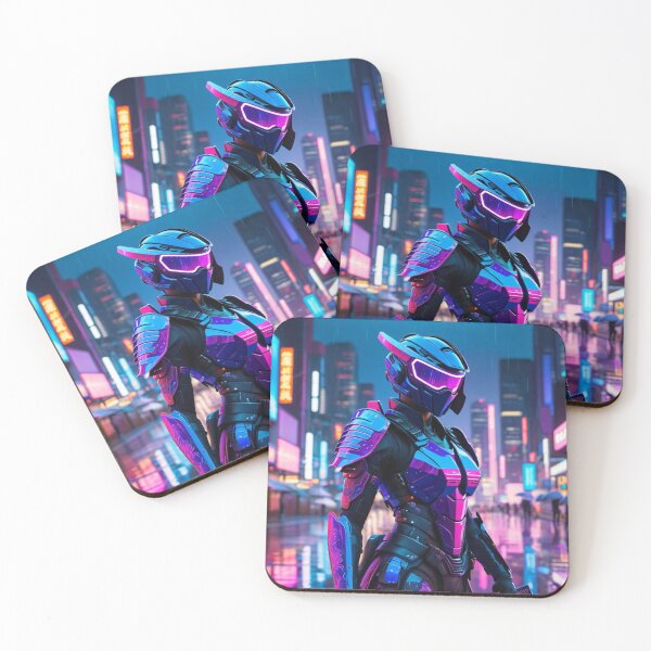 Item preview, Cyberpunk Guardian sticker!  designed and sold by Cookbeat.