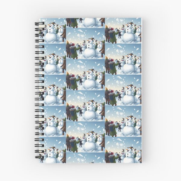 Item preview, Winter Snow People Fun Land designed and sold by NerdscapeDC.