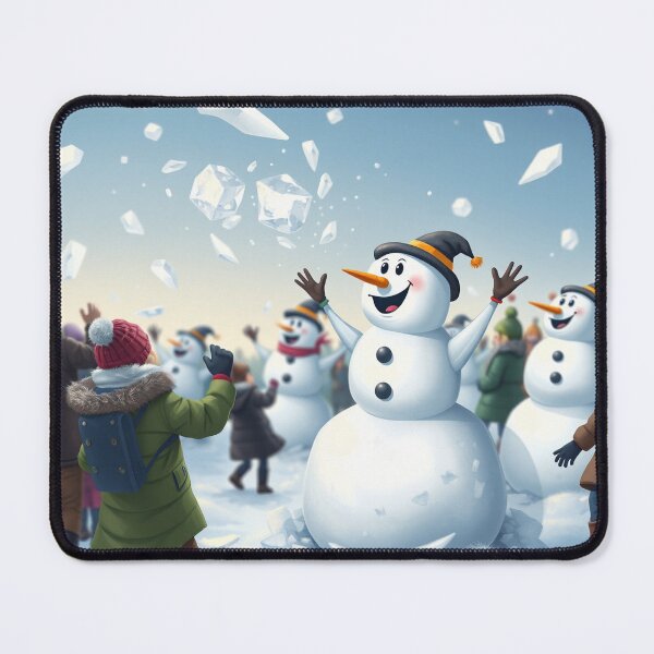 Item preview, Winter Snow People Fun Land designed and sold by NerdscapeDC.
