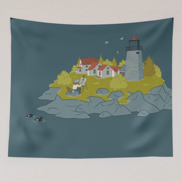 Item preview, Monhegan Island Light designed and sold by JadaFitch.