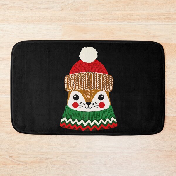 Item preview, Cute Christmas Hamster With Hat designed and sold by LuminOrb.