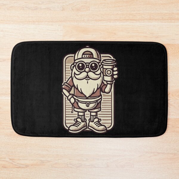 Item preview, Snooty Santa With Coffee designed and sold by LuminOrb.