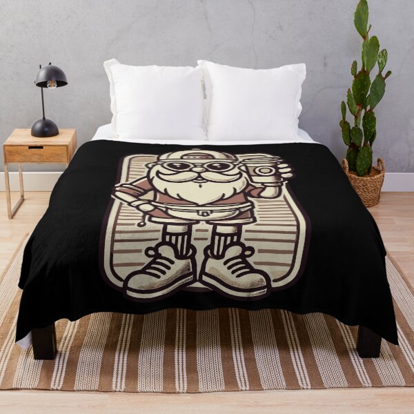 Item preview, Snooty Santa With Coffee designed and sold by LuminOrb.