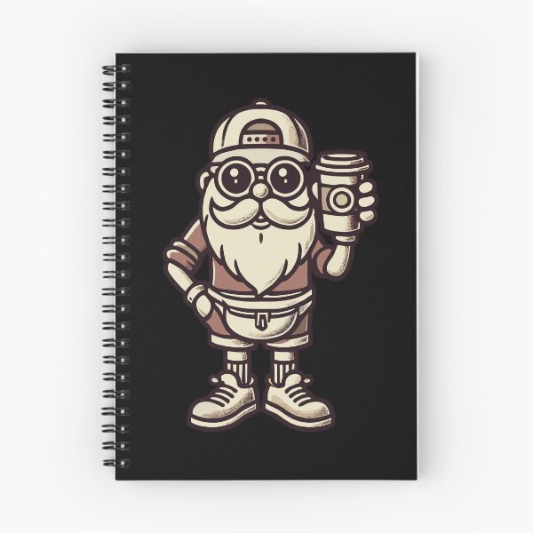 Item preview, Trendy Santa Claus Coffee Vibes designed and sold by LuminOrb.