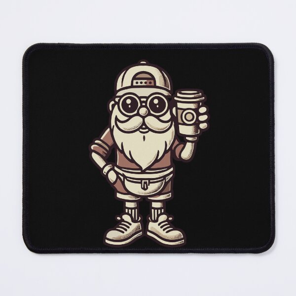 Item preview, Trendy Santa Claus Coffee Vibes designed and sold by LuminOrb.