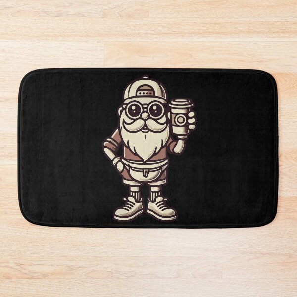 Item preview, Trendy Santa Claus Coffee Vibes designed and sold by LuminOrb.