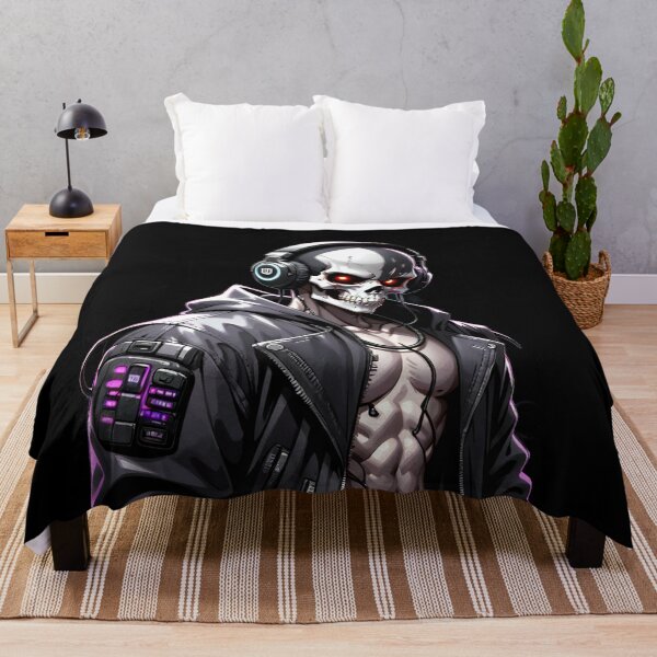 Item preview, Cyber Reaper DJ, Horror Anime, Gangsta Skull designed and sold by Burn-Ego.