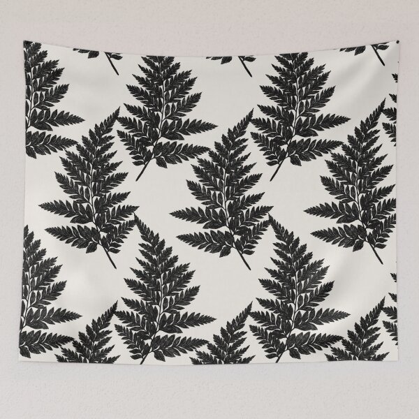 Item preview, Black Ink Watercolor Fern for Plants Lovers. Minimalistic Modern Illustration designed and sold by helga-wigandt.