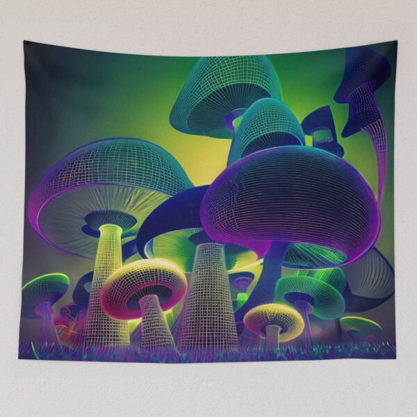 Item preview, Neon Mushrooms  designed and sold by Glenbobagins.