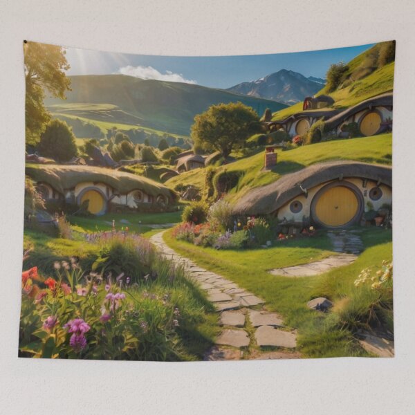 Item preview, Wandering Paths of the Magic Village designed and sold by BlareBlare.