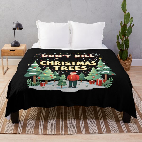 Item preview, Don't Kill Christmas Trees, Eco-Friendly Holiday Gift designed and sold by SpeakingPrint2.