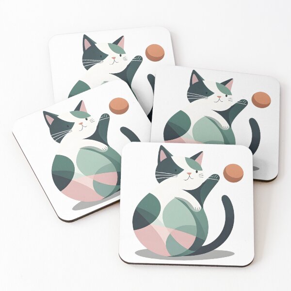 Item preview, cat and ball designed and sold by aliraweb.