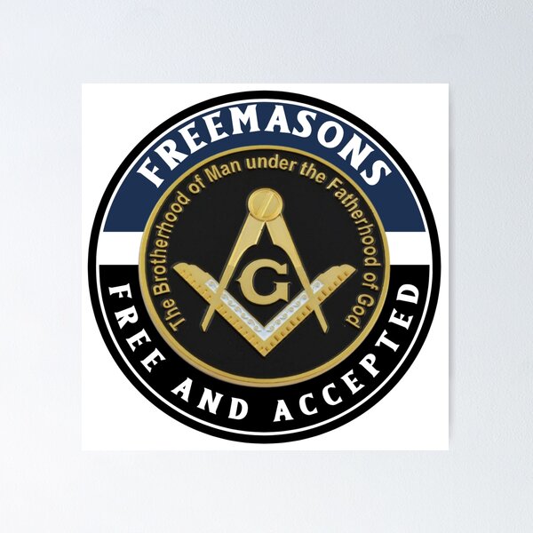 Item preview, Freemasons  free and accepted designed and sold by historyandmore.