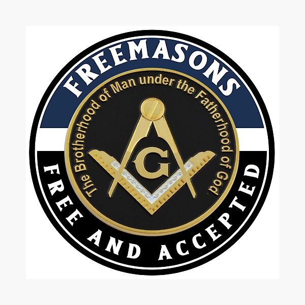 Item preview, Freemasons  free and accepted designed and sold by historyandmore.