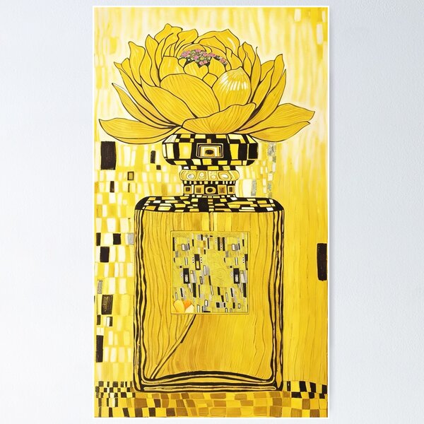 Aperçu de l'œuvre Parfum Gustav Klimt Gold créée et vendue par maniacfitness.