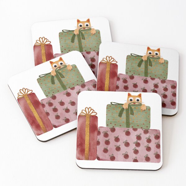 Artikelvorschau, Orange Katze und Weihnachtsgeschenke entworfen und verkauft von Sabrina Coloma.