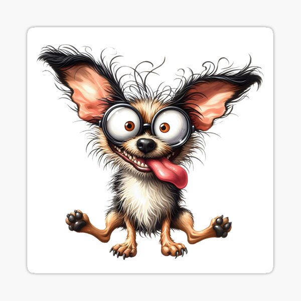 Item preview, Funny watercolour image of a dog designed and sold by cornishgallery.