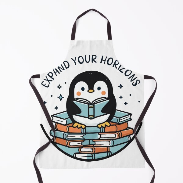 Item preview, Expand Your Horizons – Curious Penguin designed and sold by TheJoyfulNest.