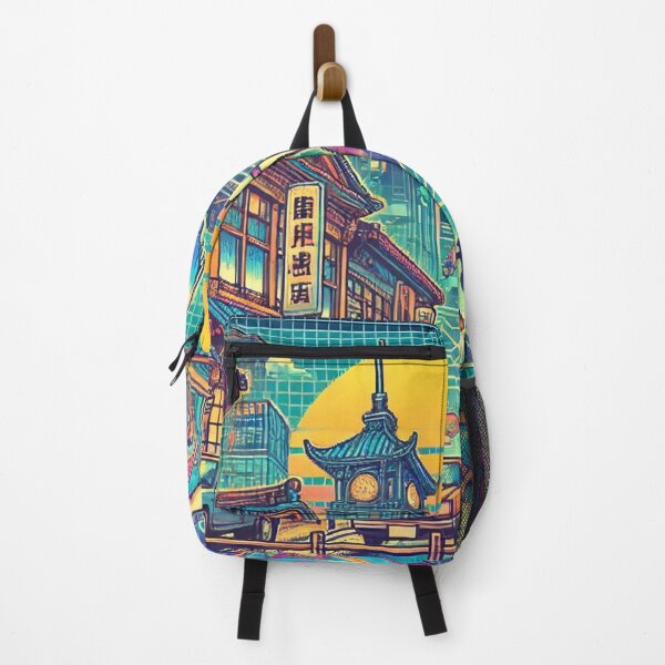 Item preview, Nostalgia-Driven and Cultural Fusion Urban Scene designed and sold by graphicbidu.